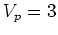 $V_s = 1$