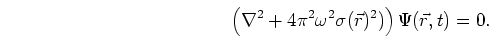 $\Psi(\vec{r},t)$