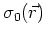 $\Delta\sigma(\vec{r})$