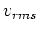$v_{rms}$