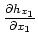 $ h_{x_1}=x_1$