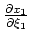 $ \frac{\partial h_{\xi_1}}{\partial {\xi_1}}$