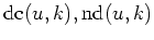 $ {\rm
sn}(u,k)$
