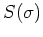 $\displaystyle S(\sigma) = \sqrt{(\sigma^2+a^2)(\sigma^2+b^2)(\sigma^2+c^2)}.$