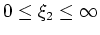 $ 0 \le \xi_3 \le
\infty$