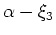 $ \alpha -\xi _3$