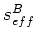 $ s^C_{eff}$