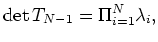 $\displaystyle h = \lim_{N\to\infty} \frac{1}{2N} \sum_{i=1}^N \ln \lambda_i.$