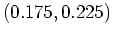 $ (0.175,0.225)$