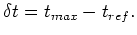 $ \delta t$