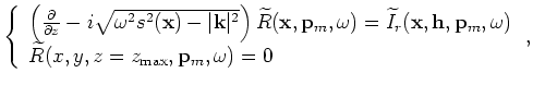 $ \widetilde{I}_s({\bf x},{\bf h},{\bf p}_m,\omega)$