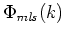 $\displaystyle \Phi_{\it mls}(k) = \left\{ \begin{array}{r} b^n-1 \qquad\hbox{for}\quad k = 0, \cr -1 \qquad\hbox{for}\quad k \neq 0, \end{array} \right.$