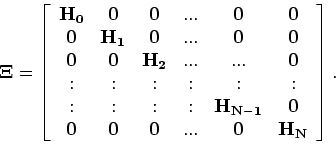 \begin{displaymath}\begin{array}{c} {\bf\Re = R' R}, {\bf\Gamma = \Lambda' \Lambda}, \end{array}\end{displaymath}