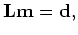 $ {\bf m}$