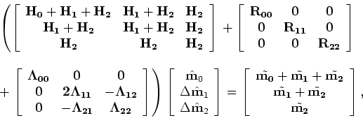 \begin{displaymath}\begin{array}{ccc} {\bf R_{ij} = { {\epsilon_i R'}_i \epsilon...
...j} = {{ \zeta_i \Lambda'}_i \zeta_j \Lambda_j}} \end{array} ,\end{displaymath}