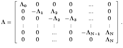 $\displaystyle \tilde{{\bf M}} = \left [ \begin{array}{c} \tilde {\bf m_0}+{\bf ...
...{\bf m}_{N-1} + \tilde {\bf m}_{N} \tilde {\bf m}_{N} \end{array} \right ],$