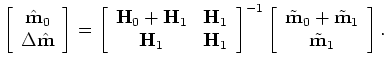 $ {\hat{{\bf m}}}_{0}$