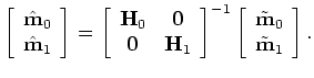 $ {\hat{{\bf m}}}_{1}$