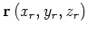 $ {\bf s}
\left ({\it x_s, y_s,z_s} \right)$