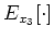 $\displaystyle E_{x_3}[S(x_3-\Delta x_3,x_1\vert\omega)]$