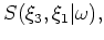 $\displaystyle E^*_{\xi_3}[R(\xi_3-\Delta \xi_3,\xi_1\vert\omega)]$