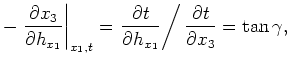 $ \frac{\partial t}{\partial x_3}\rightarrow 0$