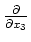 $ \frac{\partial}{\partial h_{x_1}}$