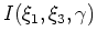 $ I(x_1,x_3,\gamma)$