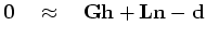 $ \mathbf G\mathbf h$