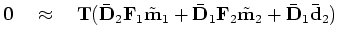 $ \bar{\mathbf m} \leftarrow \bar{\mathbf m} + \tilde{\mathbf m}$