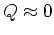 $ Q \approx Q_{\infty}$
