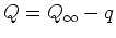 $\displaystyle \frac{P}{Q}= \omega \left(1 - \frac{Q}{Q_\infty}\right)$