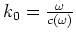 $ c(\omega)$