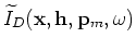 $ \widetilde{I}_U({\bf x},{\bf h},{\bf p}_m,\omega)$