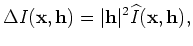 $\displaystyle \Delta {\bf I} = {\bf O}^{\prime}{\bf O}\widehat{\bf I},$