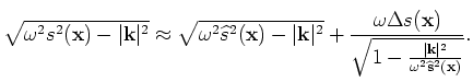 $\displaystyle \left\{ \begin{array}{l}
\left( \frac{\partial}{\partial z}+i\sqr...
...f x}_s,\omega) \\
\Delta D(x,y,z=0,{\bf x}_s,\omega) = 0 \end{array} \right. .$