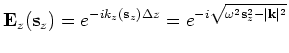 $\displaystyle {\bf\Delta D}_{z+\Delta z} = {\bf E}_z({\widehat{\bf s}}_z){\bf\Delta D}_z + {\bf\Delta E}_z({\widehat{\bf s}}_z)\widehat{{\bf D}}_z,$