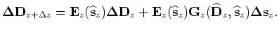 $\displaystyle \left( \begin{array}{c}
{\bf\Delta D}_0 \\
{\bf\Delta D}_1 \\
{\bf\Delta D}_2 \\
{\vdots}\\
{\bf\Delta D}_n
\end{array} \right)$
