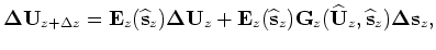 $ {\bf G}_z({\widehat {\bf U}}_z,{\widehat {\bf s}}_z)$