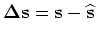 $ {\bf T} = \left. \frac{\partial{\bf I}}{\partial{\bf s}}\right\vert _{{\bf s}=\widehat{\bf s}}$
