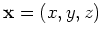 $ {\bf x}_s=(x_s,y_s,0)$