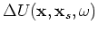$\displaystyle \Delta D({\bf x},{\bf x}_s,\omega)$