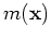 $ {\bf x}$