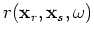 $\displaystyle r({\bf x}_r,{\bf x}_s,\omega) = w({\bf x}_r,{\bf x}_s)(d({\bf x}_r,{\bf x}_s,\omega)-d_{\rm obs}({\bf x}_r,{\bf x}_s,\omega)).$
