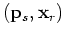 $\displaystyle \alpha({\bf x}_s,{\bf p}_s,\omega)=e^{i\omega{\bf p}_s{\bf x}_s},$