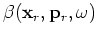 $ ({\bf x}_s,{\bf p}_r)$