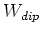 $\displaystyle 1 - w_{amp}  .$