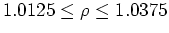 $ \rho=1.07$