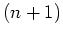 $(n-1)$