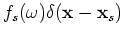 $\displaystyle \sum_{\bf h} \Delta I({\bf x},{\bf h}) {\widehat U}({\bf x}+{\bf h},{\bf x}_s,\omega)$
